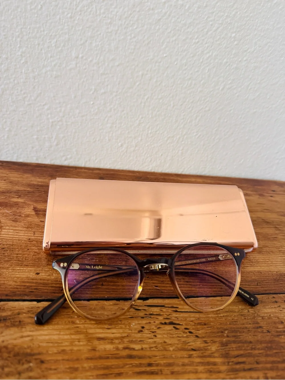 Mr. Leight - Marmont C in Goldenrod Glasses